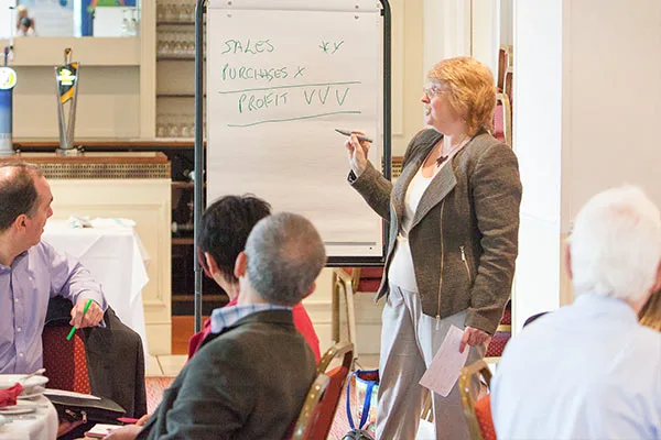 Sheila speaking at FSB Event